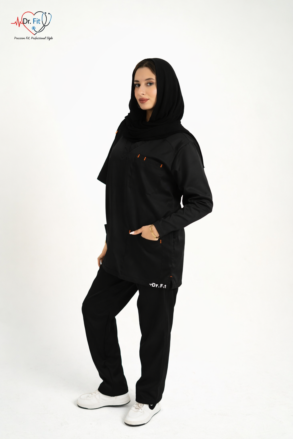 Black Royal Elite Unisex Scrub