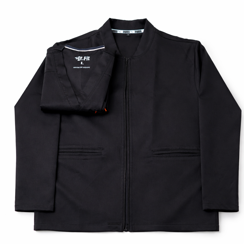 Black New Dynamic Lab Coat
