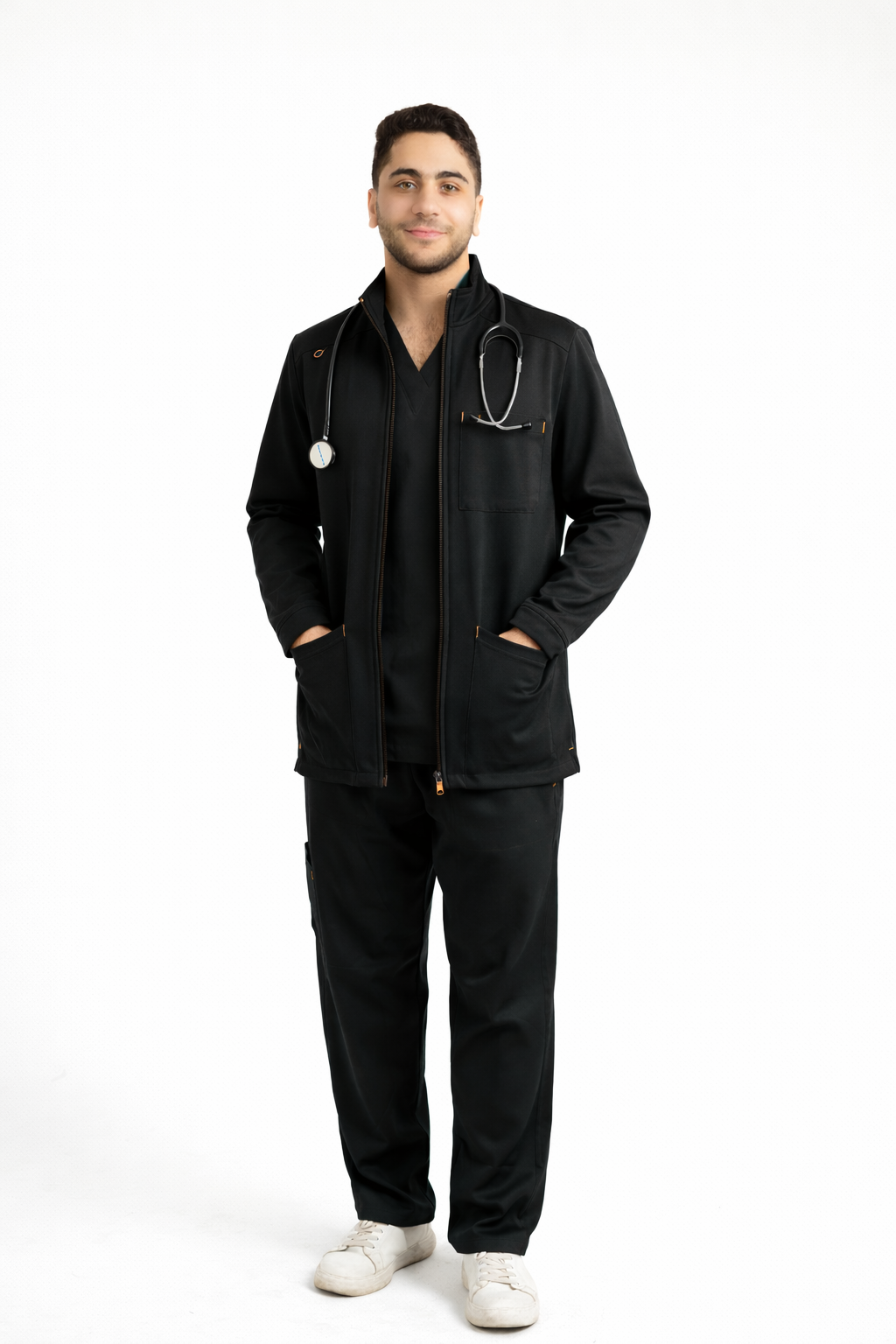 Black New Dynamic Lab Coat