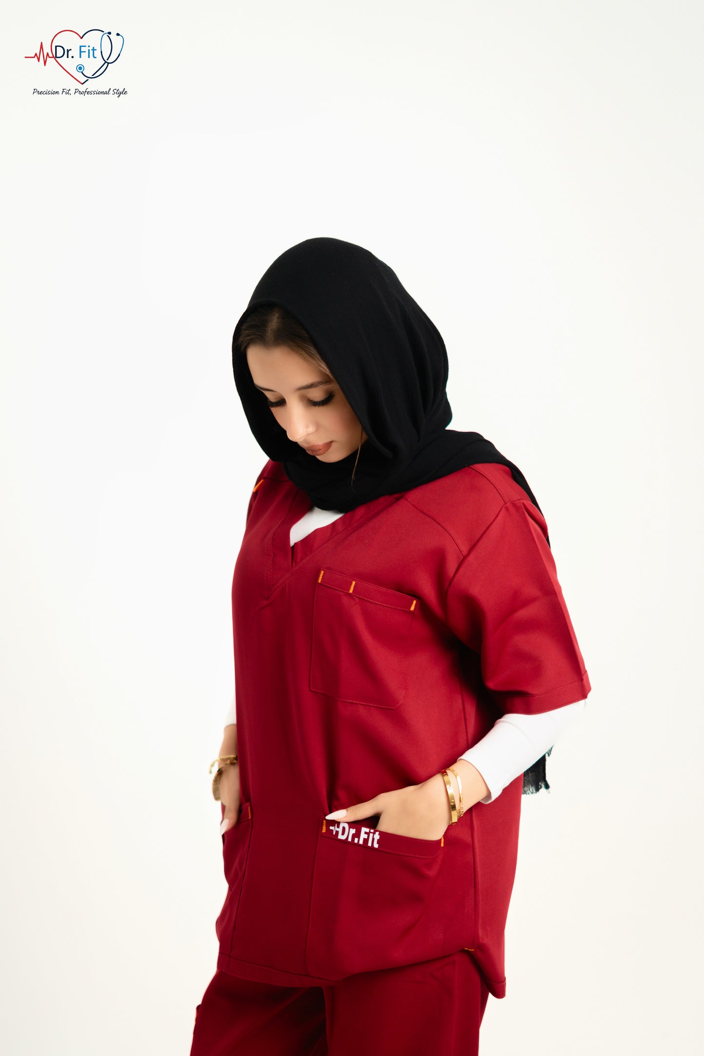 Burgundy Royal Elite Unisex Scrub