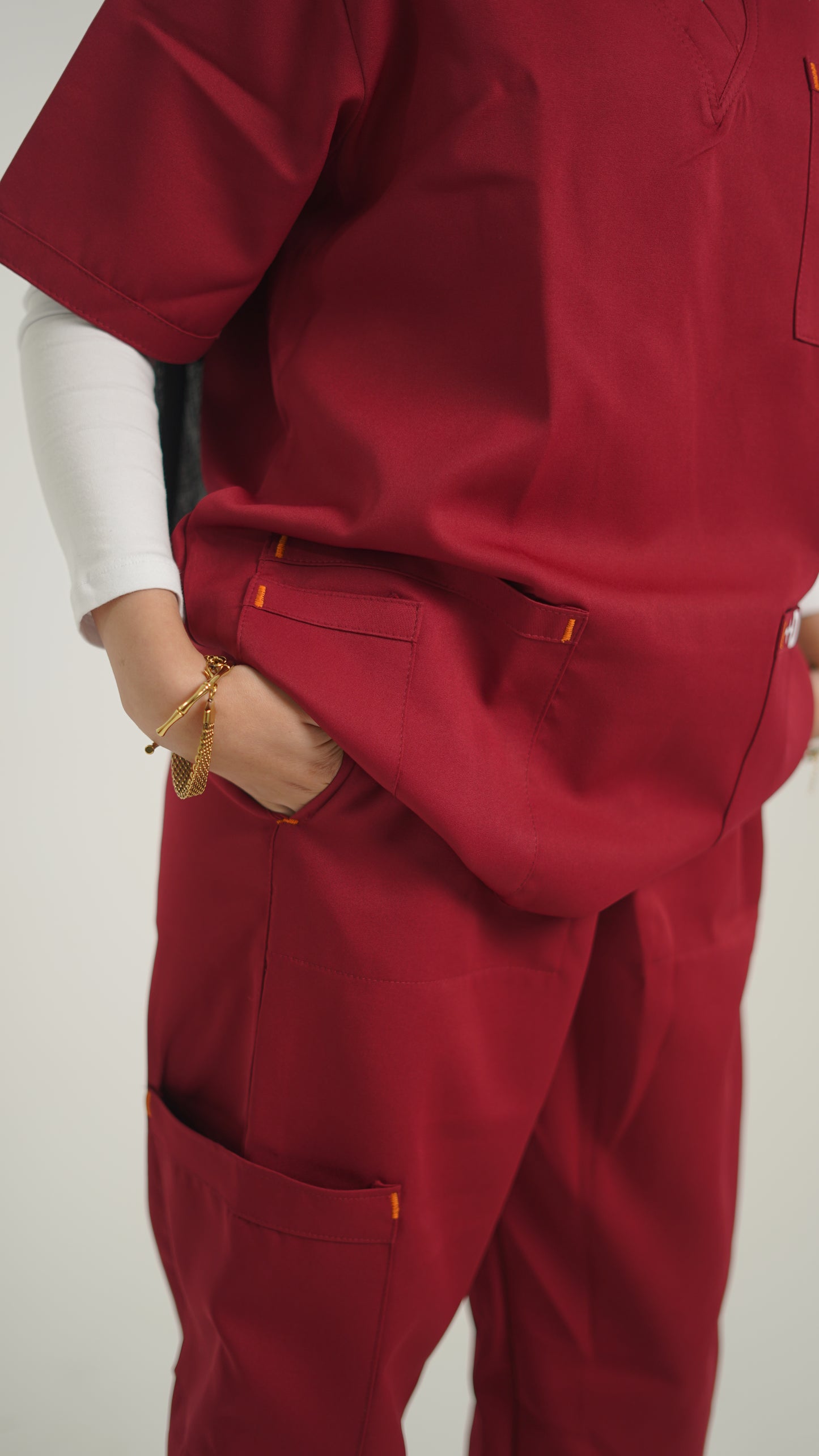 Burgundy Royal Elite Unisex Scrub