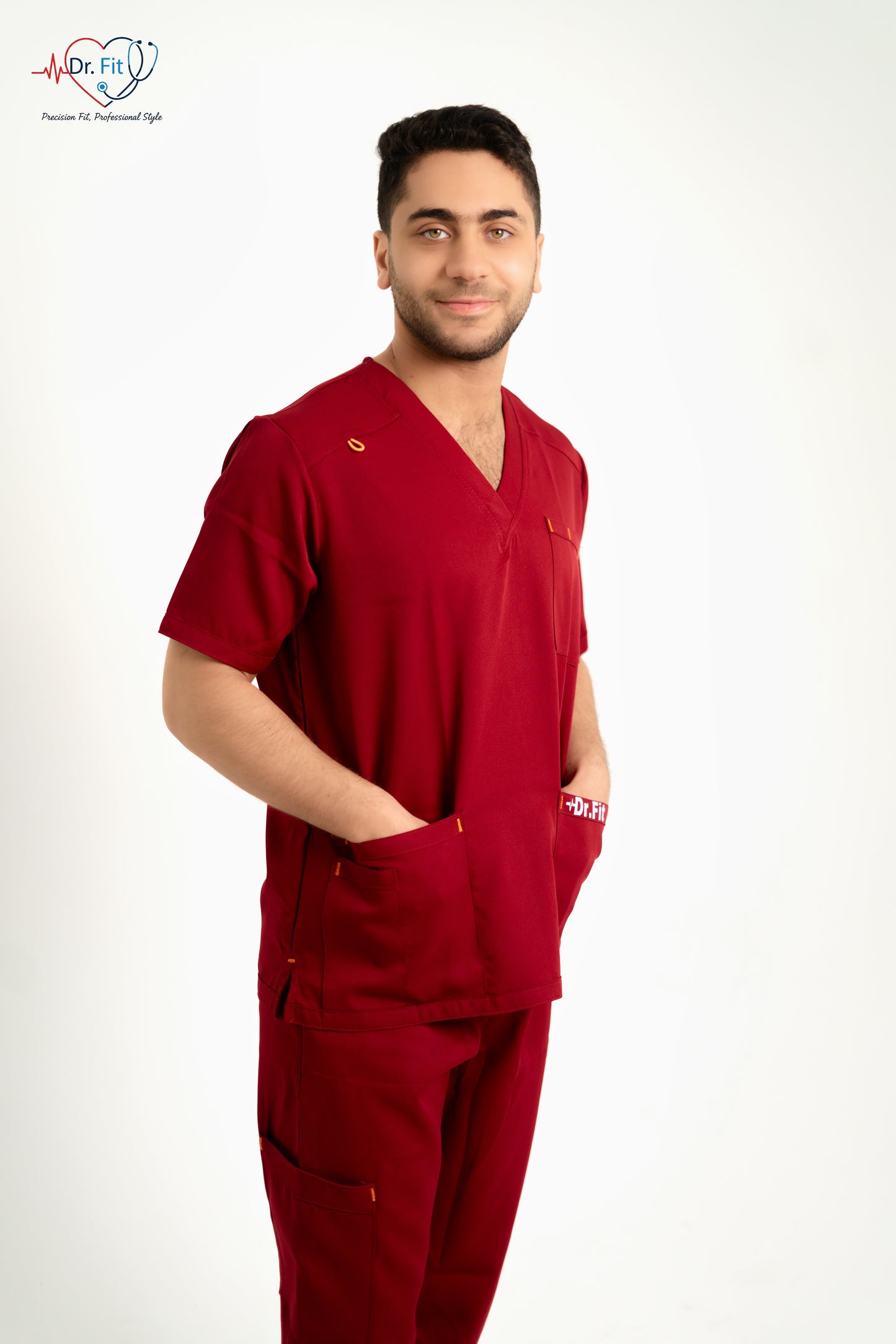 Burgundy Royal Elite Unisex Scrub